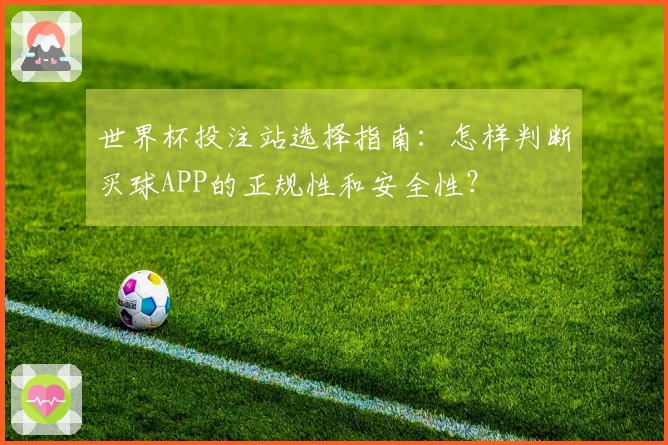 世界杯投注站选择指南：怎样判断买球APP的正规性和安全性？
