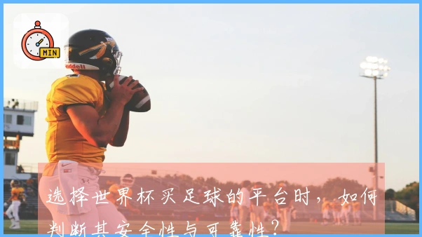 选择世界杯买足球的平台时，如何判断其安全性与可靠性？